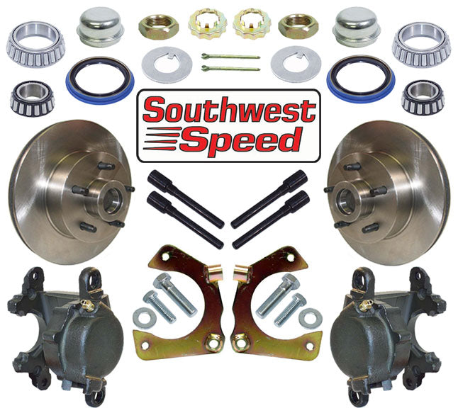 HOT ROD FRONT BRAKE KIT,5X4.50