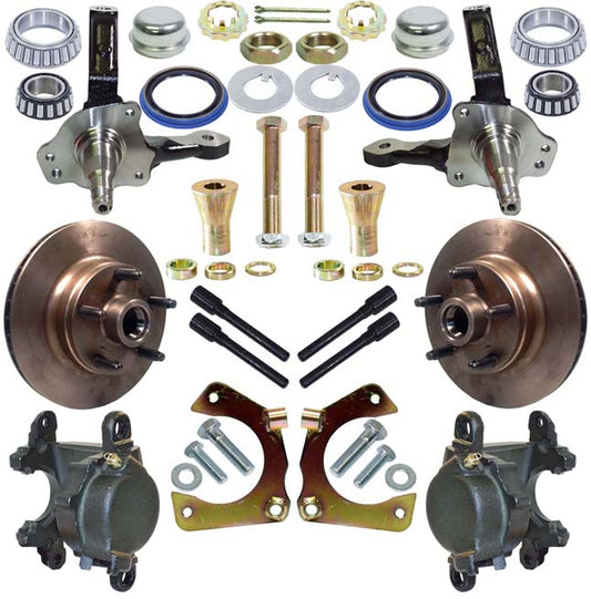 MODIFIED SPINDLE & HUB KIT WITH CALIPERS ++