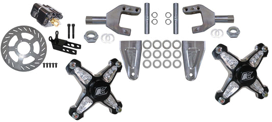 600 FRONT HUB,SPINDLE,ARM SET,WITH LEFT-HAND BRAKE