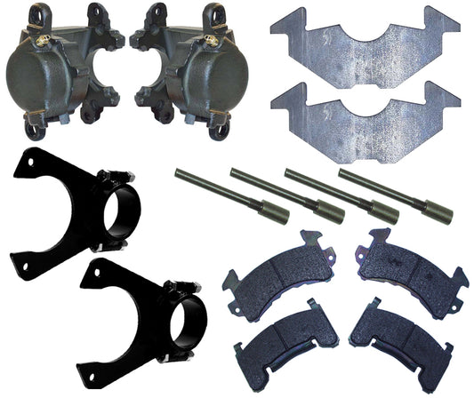 METRIC CALIPER & PAD KIT,CLAMP-ON,1 1/2"