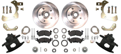 59-64 CHEVY DISC BRAKE CONVERSION KIT,11" ROTORS,D52 CALIPERS