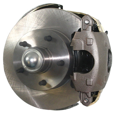62-67 X-BODY DISC BRAKE & STOCK HEIGHT SPINDLE KIT,11" ROTORS,CALIPERS