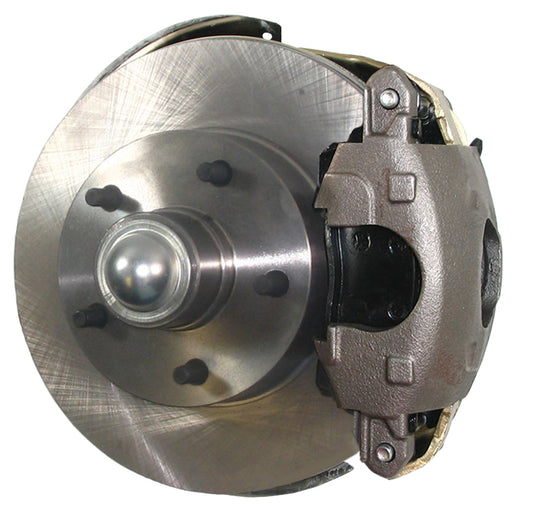 64-72 A-BODY DISC BRAKE & STOCK HEIGHT SPINDLE KIT,11" ROTORS,CALIPERS