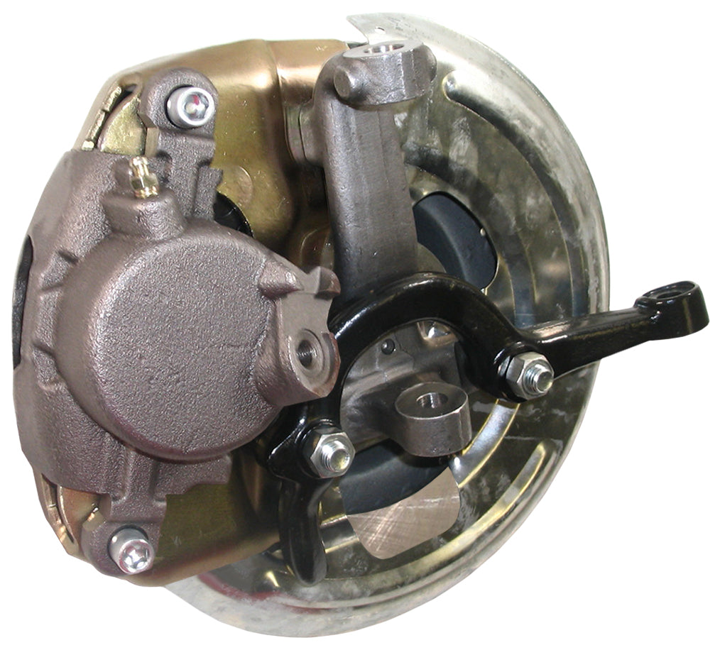64-72 A-BODY DISC BRAKE & STOCK HEIGHT SPINDLE KIT,11" ROTORS,CALIPERS