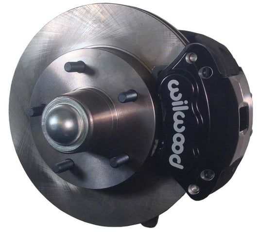 79-87 G-BODY DISC BRAKE & STOCK HEIGHT SPINDLE KIT,10.5" ROTORS,BLACK CALIPERS