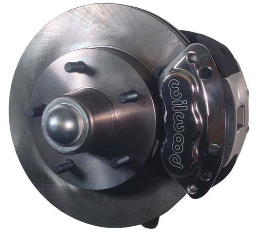 79-87 G-BODY DISC BRAKE & STOCK HEIGHT SPINDLE KIT,10.5" ROTORS,POLISHED CALIPER