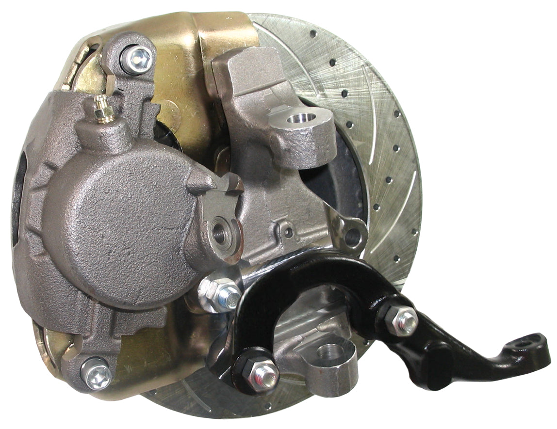 67-69 F-BODY DISC BRAKE & 2" DROP SPINDLE KIT,11" DRILLED ROTORS,CALIPERS