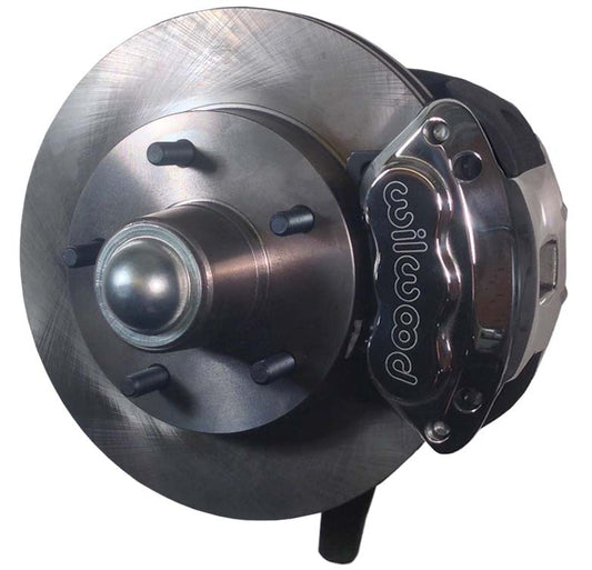 79-87 G-BODY DISC BRAKE & 2" DROP SPINDLE KIT,10.5" ROTORS,POLISHED WIL CALIPERS