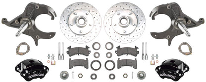 78-88 FULL 2" DROP,10.5/11" BRAKES,REAR KIT,BLACK,D
