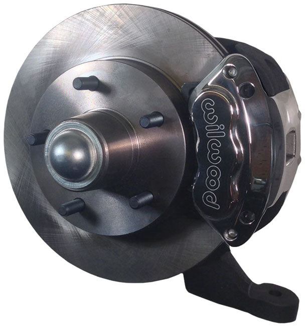 67-69 F-BODY DISC BRAKE & 1-PIECE 2" DROP SPINDLE KIT,11" ROTORS,POLISH CALIPERS