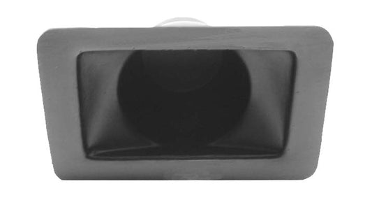 BRAKE DUCT,SINGLE,3" INLET,TILTED,BLACK
