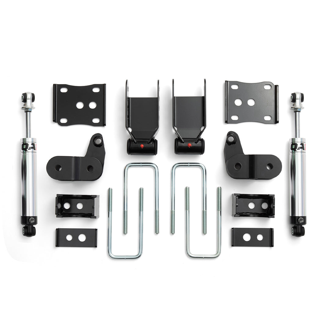 REAR DROP KIT,3.5-5.5" DROP,15-20 F150,SINGLE ADJUSTABLE