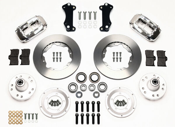 HEIDT'S 55-57 2" DROP KIT,FRONT,FDL,11" ROTORS,POLISHED CALIPERS