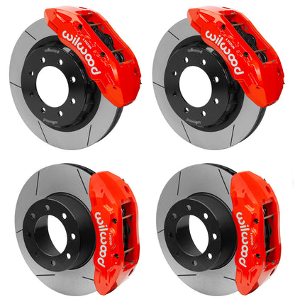 14-18 RAM 2500,3500 FULL DISC BRAKE KIT,TX6R 6 PISTON,16" ROTORS,RED CALIPERS