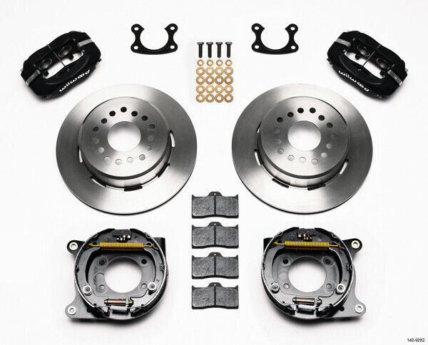 AIR RIDE & 4-LINK SYSTEM,ARMS,WILWOOD 13/12" BRAKES,BLACK CALIPERS,64-66 MUSTANG