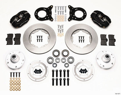 AIR RIDE & 4-LINK SYSTEM,ARMS,WILWOOD 11" BRAKES,BLACK CALIPERS,67-70 MUSTANG