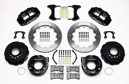 AIR RIDE & 4-LINK SYSTEM,ARMS,WILWOOD 13" BRAKES,BLACK CALIPERS,67-70 MUSTANG