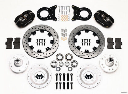 AIR RIDE & 4-LINK SYSTEM,CURRIE REAR END,WILWOOD 12" DRILLED BRAKES,BLACK,67-70
