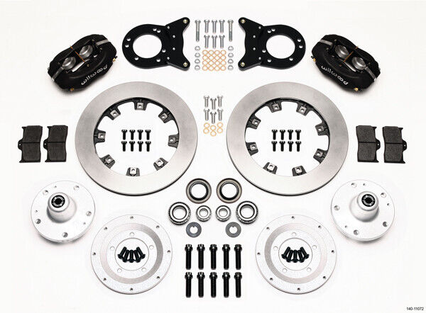 AIR RIDE & 4-LINK SYSTEM,CURRIE REAR END,WILWOOD 12" BRAKES,BLACK,67-70 COUGAR