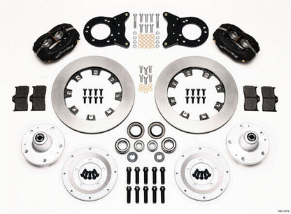 AIR RIDE & 4-LINK SYSTEM,CURRIE REAR END,WILWOOD 12" BRAKES,BLACK,67-70 COUGAR
