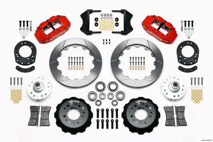 AIR RIDE & 4-LINK SYSTEM,CURRIE REAR END,WILWOOD 13"/12" BRAKES,RED,67-70 COUGAR