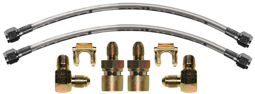 88-96 CORVETTE DISC BRAKE KIT,FRONT & REAR,LINES,13" DRILLED,RED CALIPERS