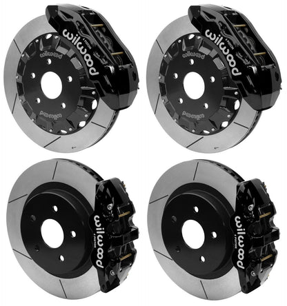 2013-2018 DODGE RAM 1500,FULL DISC BRAKE KIT,16"/15" ROTORS,BLACK CALIPERS
