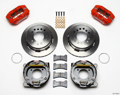 COILOVER & 4-LINK SYSTEM,WILWOOD 11" BRAKES,RED CALIPERS,68-74 NOVA