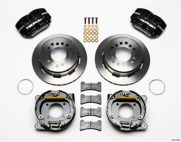 COILOVER & 4-LINK SYSTEM,WILWOOD 11" BRAKES,BLACK CALIPERS,68-74 NOVA