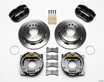COILOVER & 4-LINK SYSTEM,WILWOOD 11" BRAKES,BLACK CALIPERS,68-74 NOVA