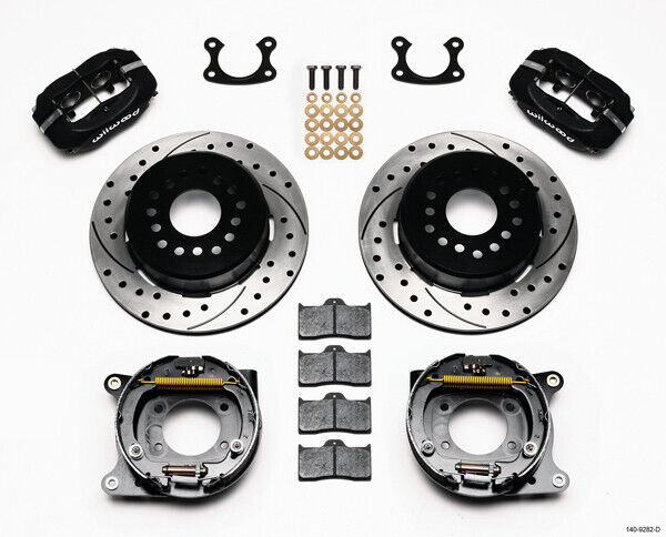 AIR RIDE & 4-LINK SYSTEM,ARMS,WILWOOD 13/12" DRILLED BRAKES,BLACK CALIPERS,64-66