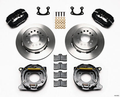 AIR RIDE & 4-LINK SYSTEM,ARMS,WILWOOD 13/12" BRAKES,BLACK CALIPERS,67-70 MUSTANG