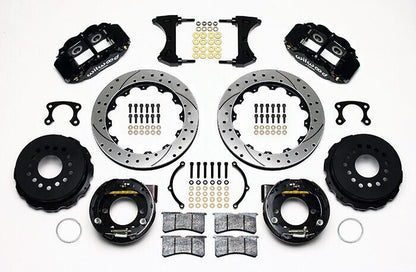 AIR RIDE & 4-LINK SYSTEM,ARMS,WILWOOD 13" DRILLED BRAKES,BLACK CALIPERS,67-70