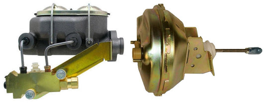 POWER BRAKE BOOSTER,MASTER CYLINDER,& LEFT PROPORTIONING VALVE SET,1 1/8,64-66 G
