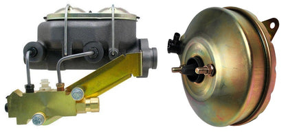 POWER BRAKE BOOSTER,MASTER CYLINDER,& LEFT PROPORTIONING VALVE SET,1",67-70 FORD