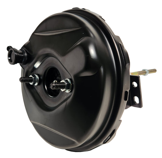 POWER BRAKE BOOSTER,9" DIAMETER SINGLE,64-66 GM A-BODY,BLACK