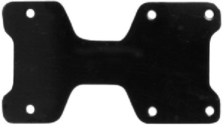 PEDAL PLATE,BASE MOUNTS BRAKE & CLUTCH