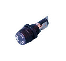 FUSE RETAINER W/10 AMP,PANEL MOUNT