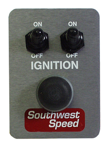 SWITCH PANEL,STD,2 TOGGLES,BUTTON