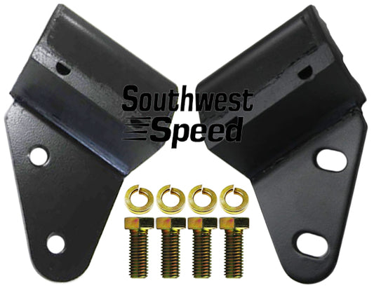 REAR MOTOR MOUNTS,STD,55-57 CHEVY,PAIR