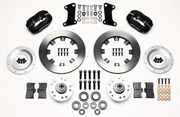 COILOVER & 4-LINK SYSTEM,WILWOOD 12" BRAKES,BLACK CALIPERS,68-74 NOVA