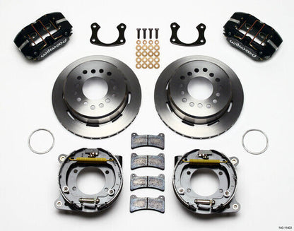 COILOVER & 4-LINK SYSTEM,ARMS,WILWOOD 11" BRAKES,BLACK CALIPERS,67-70 COUGAR