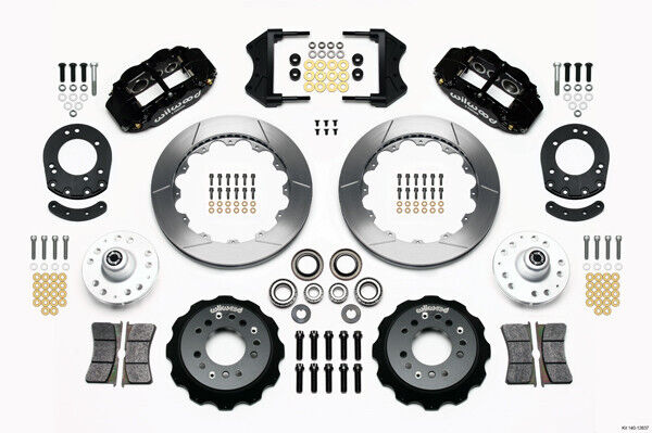 AIR RIDE & 4-LINK SYSTEM,ARMS,WILWOOD 13/12" BRAKES,BLACK CALIPERS,67-70 COUGAR