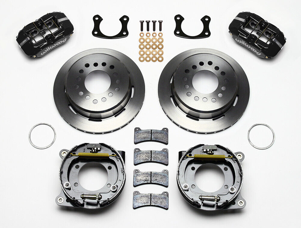 AIR RIDE & 4-LINK SYSTEM,CURRIE REAR END,WILWOOD 11" BRAKES,BLACK,67-70 COUGAR