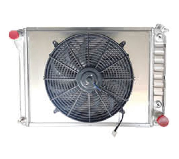 RADIATOR WITH SHROUD AND 16" FAN,ALUMINUM,67-69 CAMARO