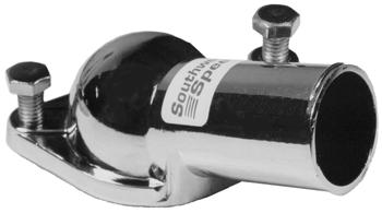 WATER OUTLET NECK,O-RING,45 DEGREE,SBC