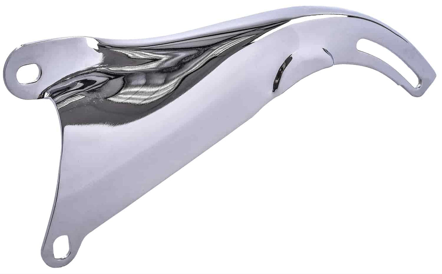 ALTERNATOR UPPER BRACKET,SBC,SWP,LEFT-HAND,CHROME