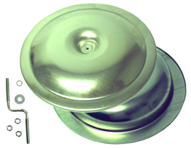 AIR CLEANER HOUSING,OFFSET,SPUN ALUM,14"