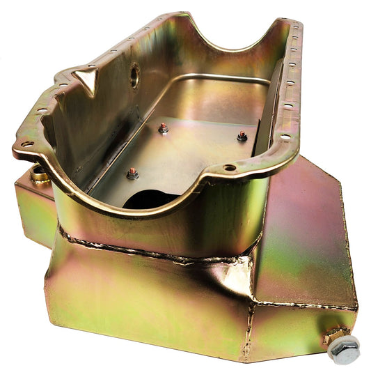 OIL PAN,SBC,8 QT,7" DEEP,LEFT-HAND DIPSTICK