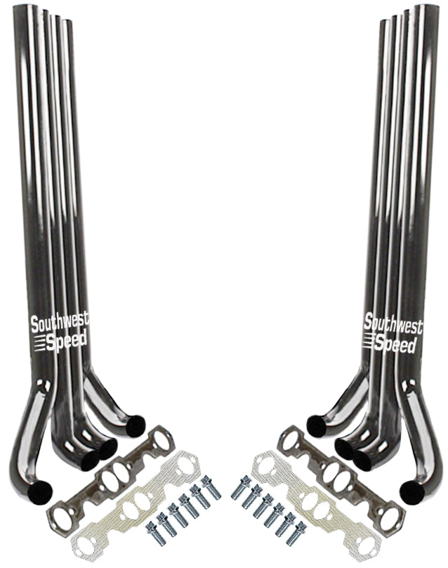 HEADER KIT,SBC,1 5/8",DEMO DERBY ZOOMIE,TRACTOR PULL,INLINE